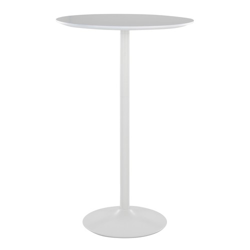 White round bar table - round,