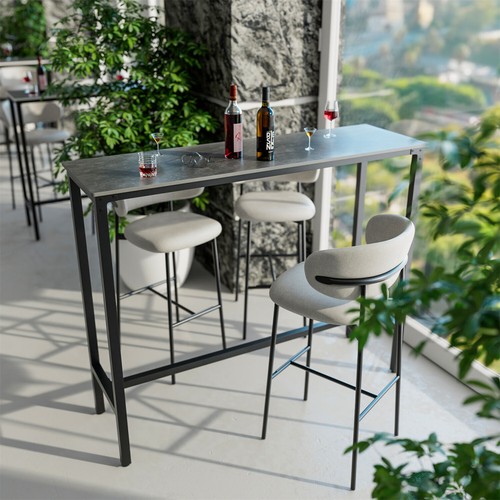Tall breakfast bar table - bar,