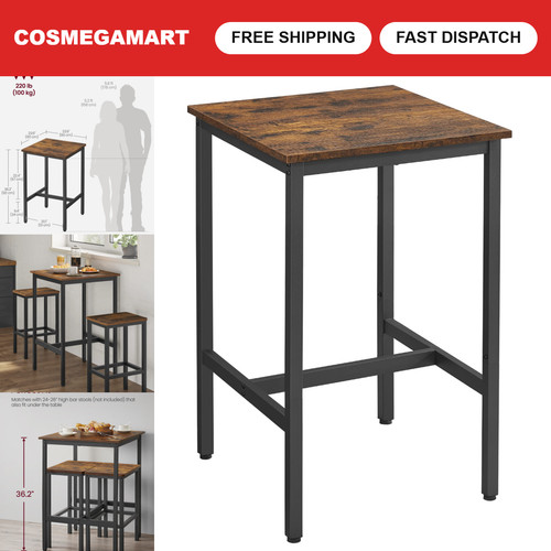 High top pub table - pub, square