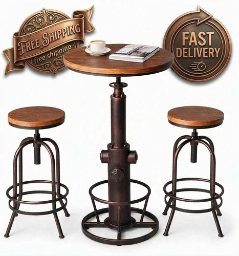 Vintage dining table - dining, set
