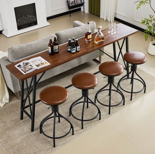 84in bar table set - table, w