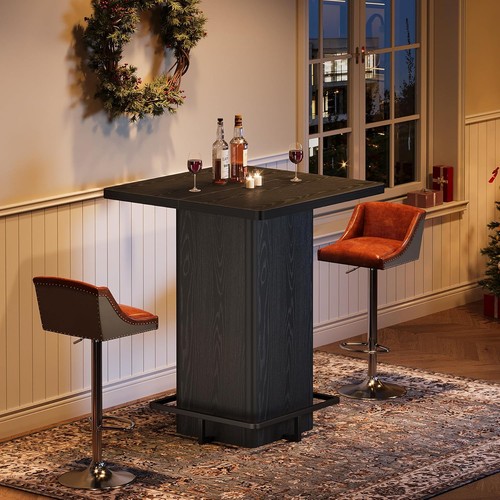 Black bar table high - black,